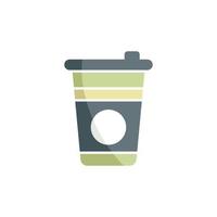 Disposable cup icon vector design templates