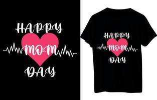 MOM T Shirt Design vector