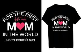 MOM T Shirt Design vector