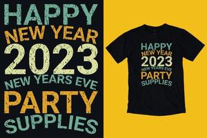 Niche Happy New Year T Shirt Design vector