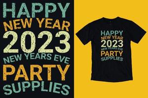 Niche Happy New Year T Shirt Design vector