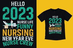 Niche Happy New Year T Shirt Design vector