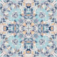 Geometric seamless pattern design. Repeat textile design. Mosaic pattern. Ceramic tiles. Fabric print. vector