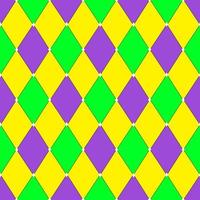 Mardi Gras seamless pattern vector