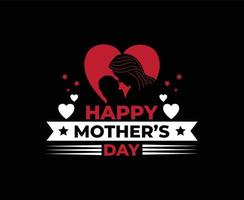 Happy Mother's Day illustration Vector T-shirt Design