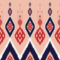 patrones de ikat antiguos lujosos reales. estilo retro vintage tribal étnico geométrico. tela textil ikat de patrones sin fisuras. indio africano asiático navajo azteca ikat imprimir vector resumen de antecedentes.