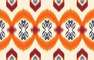 patrones de ikat antiguos lujosos reales. estilo retro vintage tribal étnico geométrico. tela textil ikat de patrones sin fisuras. indio africano asiático navajo azteca ikat imprimir vector resumen de antecedentes.