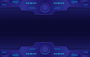 Dark blue control panel abstract modern technology futuristic interface HUD vector design. HUD futuristic frame. Game target borders, sci-fi empty banners for text, menu technology interface.