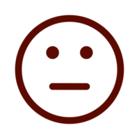 semplice triste emoticon personaggi png