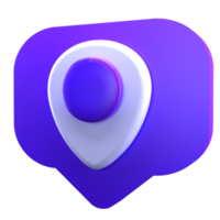 3D-Icon-Position isoliert png