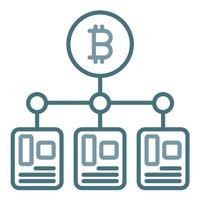 Mining Farm Line Two Color Icon vector