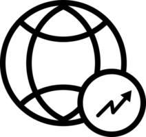 Globus-Netzwerk-Symbol png