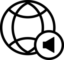 Globus-Netzwerk-Symbol png