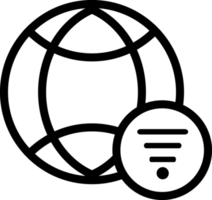 globe network icon png