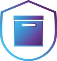 shield modern gradient icon png