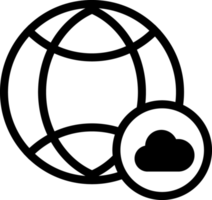 Globus-Netzwerk-Symbol png