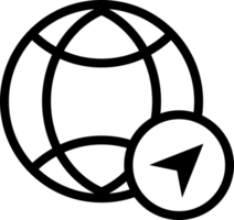 Globus-Netzwerk-Symbol png