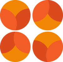 design redondo, elemento de design geométrico de círculo png