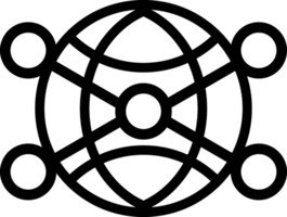 Globus-Netzwerk-Symbol png