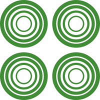 diseño redondo, elemento de diseño geométrico circular png
