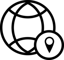 Globus-Netzwerk-Symbol png