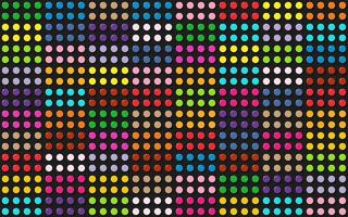 fondo de puntos coloridos. puntos de colores agrupados como bloques de lego. patrón de vector transparente o fondo de textura