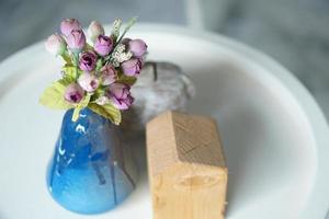 Festival of love, flowers on the table photo