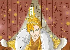 prince.vector de anime chino ilustración en dibujos animados de anime vector