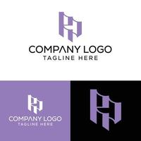 Initial Letter RP Logo Design Monogram Creative Modern Sign Symbol Icon vector