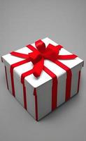 Gift box color, presents for love, valentine event by generative AI, AI Generative photo