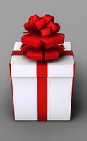Gift box color, presents for love, valentine event by generative AI, AI Generative photo