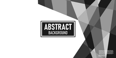 black and white geometric abstract background vector