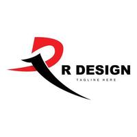 logotipo de letra r, vector alfabético, diseño inicial de logotipo de marca de producto r