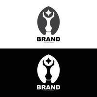 Trophy Logo Design, Award Winner Championship Trophy Vector, Success Brand vector