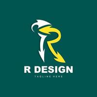 R Letter Logo, Alphabet Vector, Initial R Product Brand Logotype Design vector