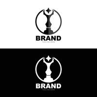 Trophy Logo Design, Award Winner Championship Trophy Vector, Success Brand vector