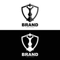 Trophy Logo Design, Award Winner Championship Trophy Vector, Success Brand vector