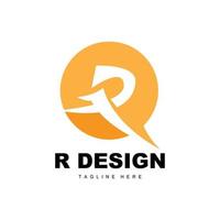 R Letter Logo, Alphabet Vector, Initial R Product Brand Logotype Design vector