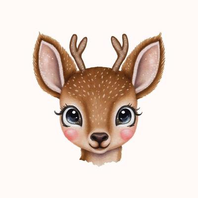 Free deer fawn - Vector Art