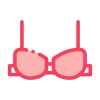 Padded Brassiere Icon Vector Outline Illustration