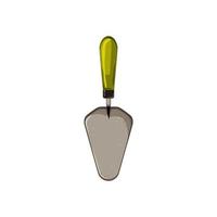 concrete trowel cement cartoon vector illustration