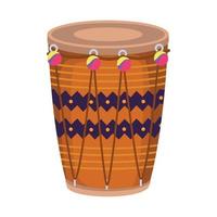 indian culture drum vector