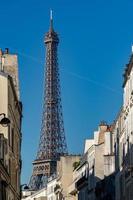 Tour Eiffel paris tower symbol close up detail photo