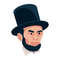 Abraham Lincoln president vector