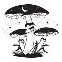 three fungus surreal space vector