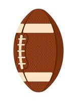 american football balloon equipment vector