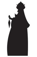 balthazar wise man silhouette vector