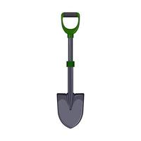 agriculture shovel tool cartoon vector illustration