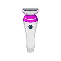 razor shaver electric cartoon vector illustration