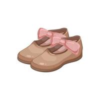 shoes kid shoes cartoon vector illustration